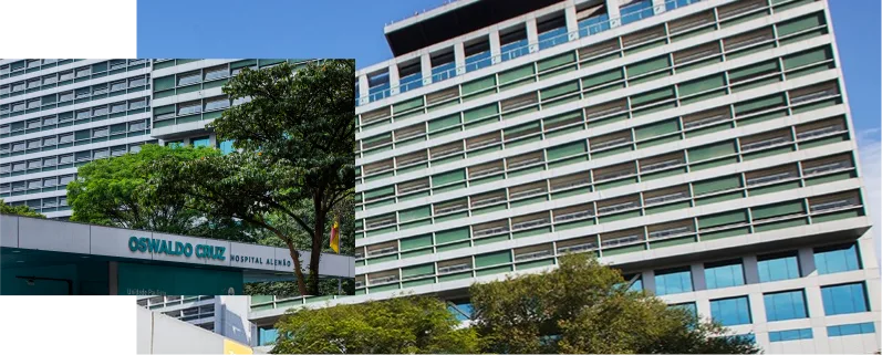 Fachada do Hospital Alemão Oswaldo Cruz